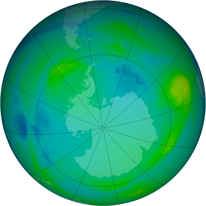 Ozone Map 1985-08-02
